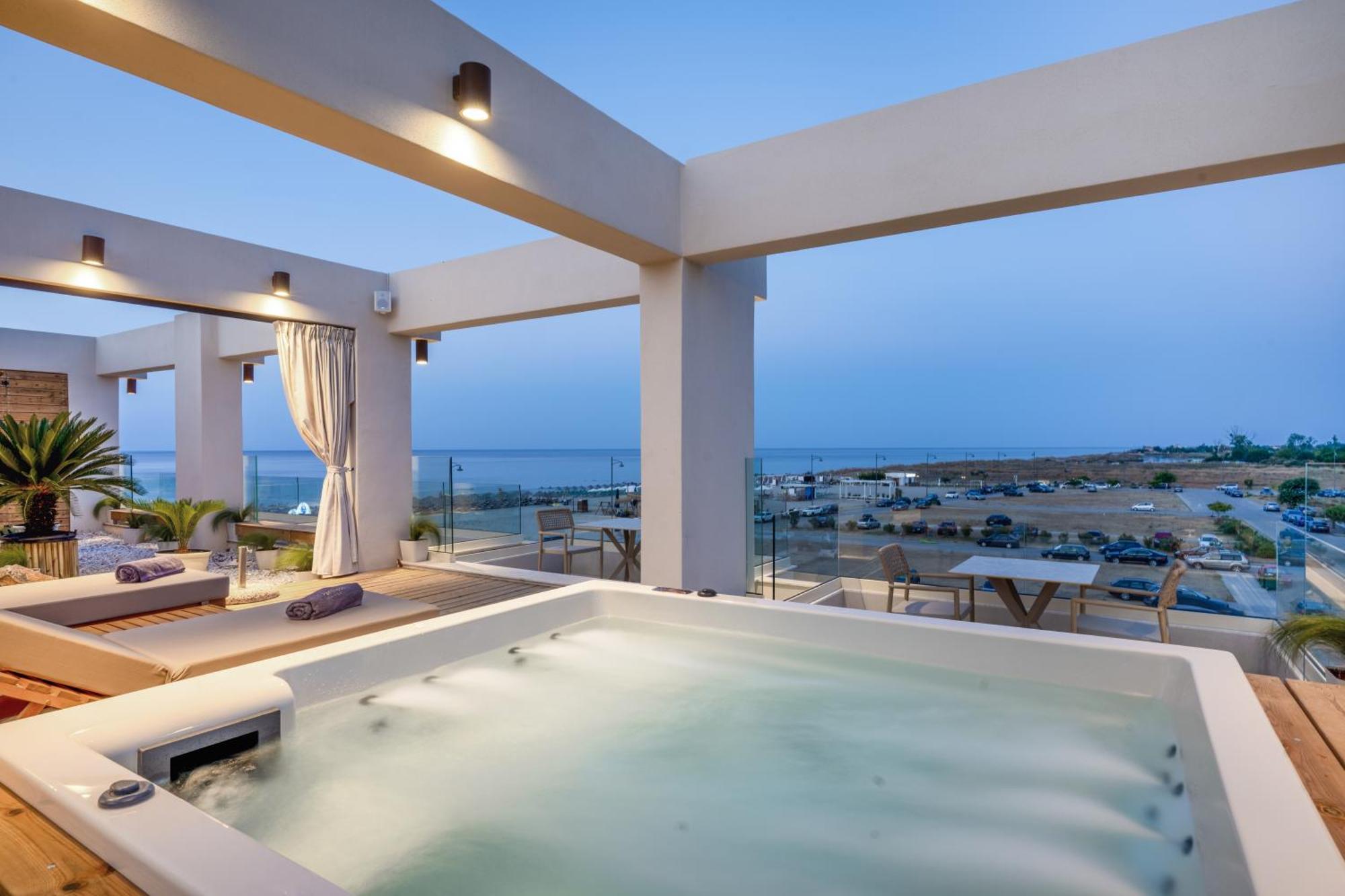 Aparthotel Pantheon Sea View Néoi Póroi Exteriér fotografie