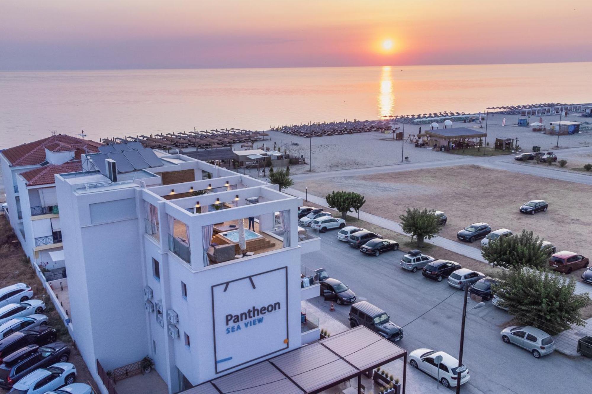 Aparthotel Pantheon Sea View Néoi Póroi Exteriér fotografie